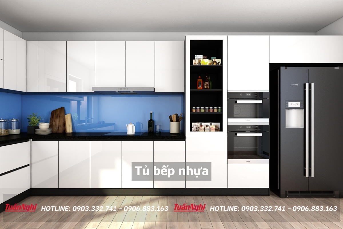 10+ Mẫu Tủ Bếp Nhựa Đẹp Bền Được Dùng Nhiều Nhất 2023 12 Tủ bếp nhựa