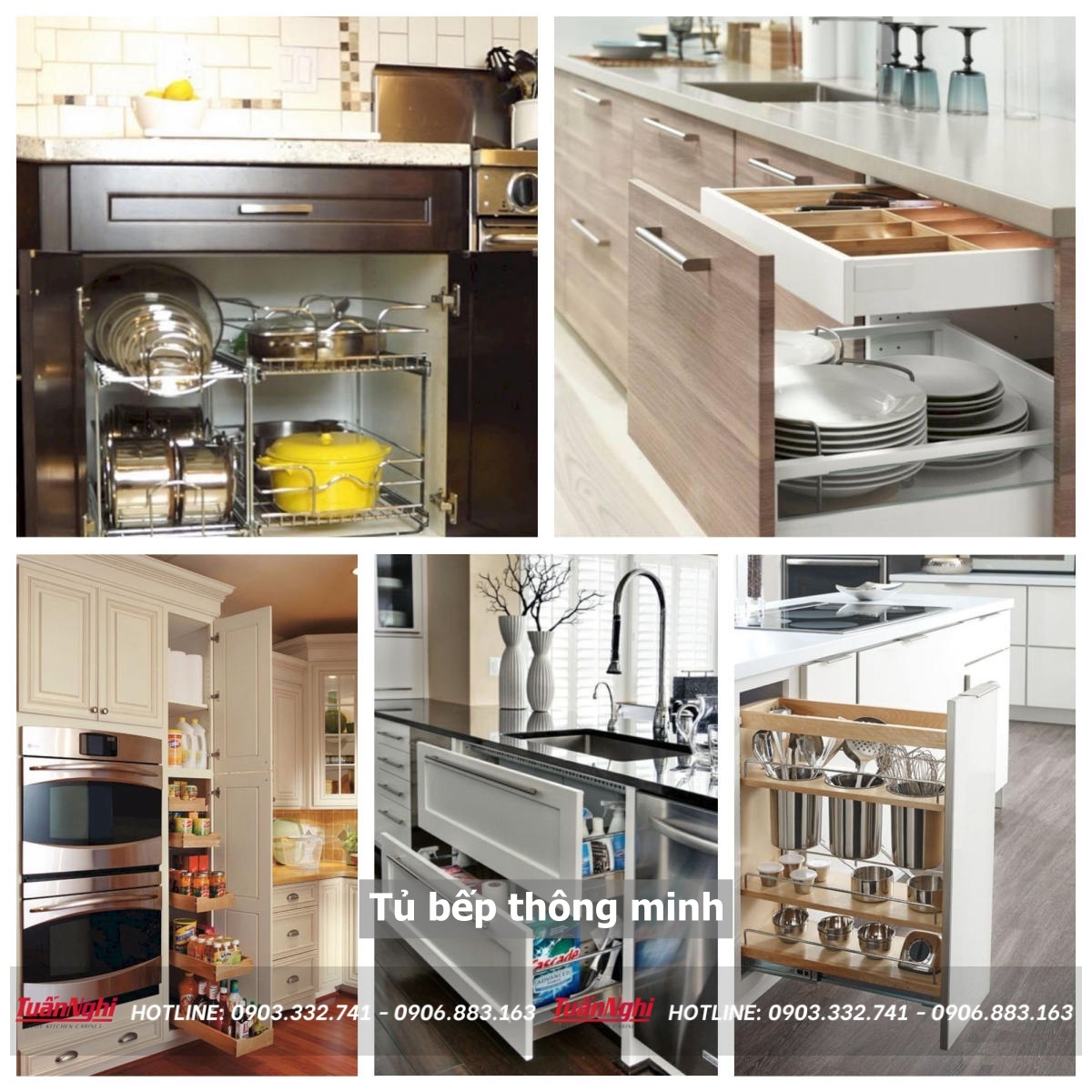 Tủ Bếp Thông Minh Tiện Nghi Cho Phòng Bếp Của Bạn 10 Tủ bếp thông minh