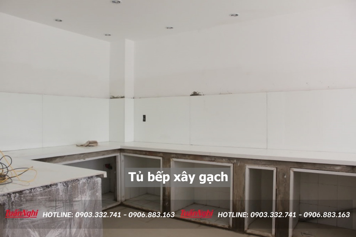 Tủ Bếp Xây Gạch – Ưu Và Nhược Điểm, Có Nên Làm Không? 
