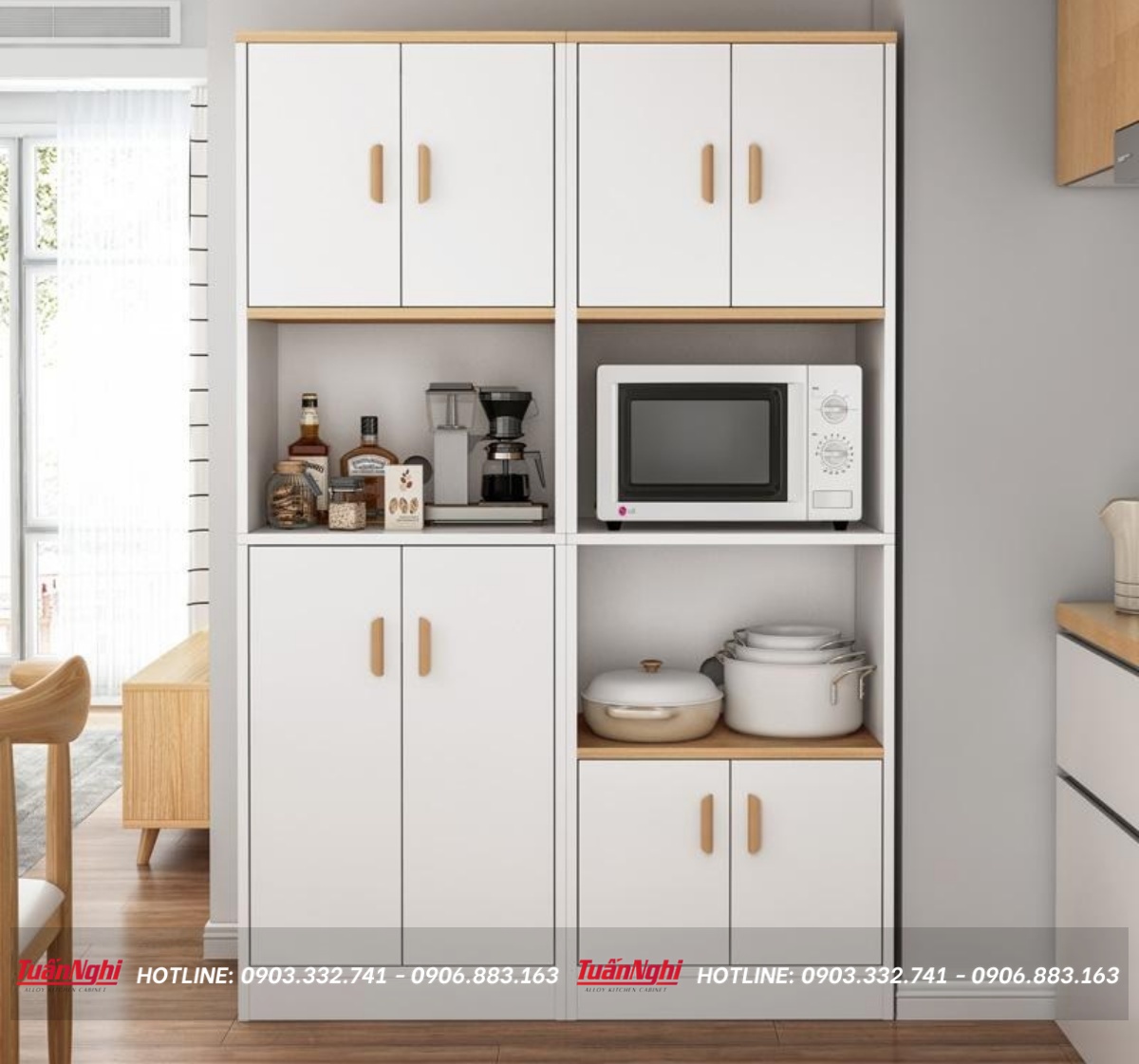 30+ Mẫu Tủ Bếp Đứng Đẹp Được Yêu Thích Nhất 30 mẫu tủ bếp đứng