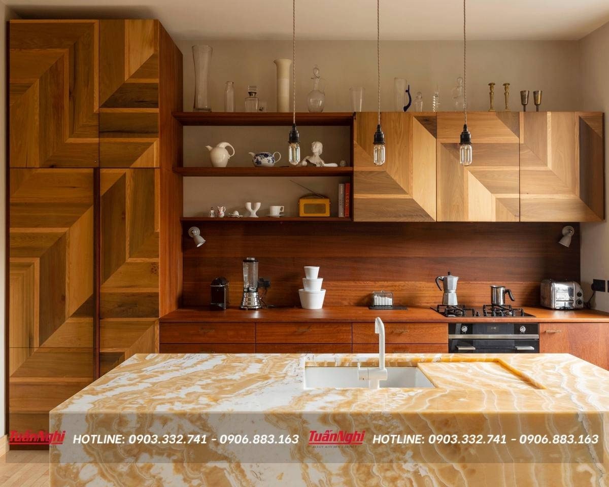 Cách chọn màu tủ bếp sang trọng, hợp phong thủy 61 chọn màu tủ bếp