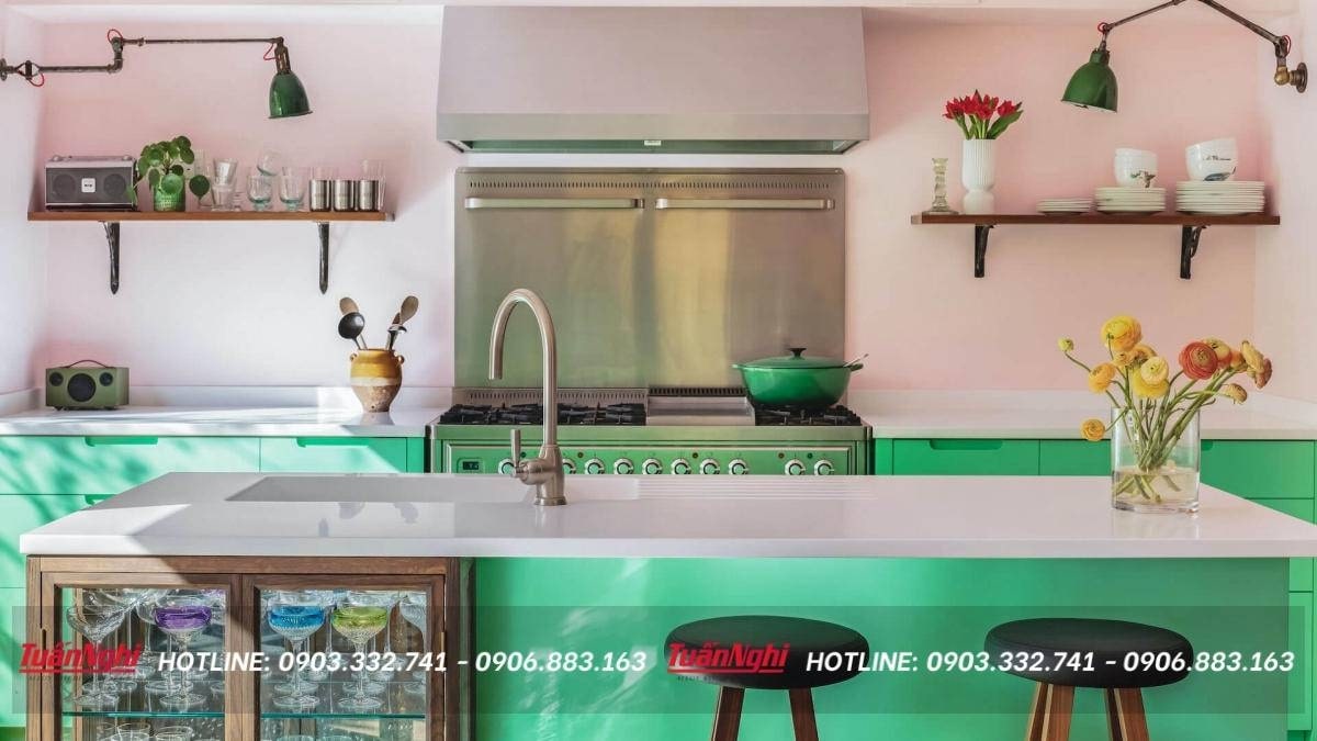 Cách chọn màu tủ bếp sang trọng, hợp phong thủy 74 chọn màu tủ bếp