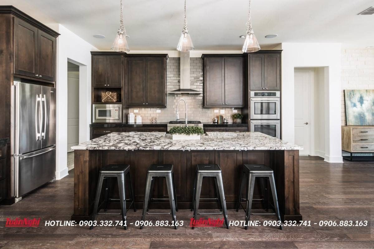 Cách chọn màu tủ bếp sang trọng, hợp phong thủy 55 chọn màu tủ bếp