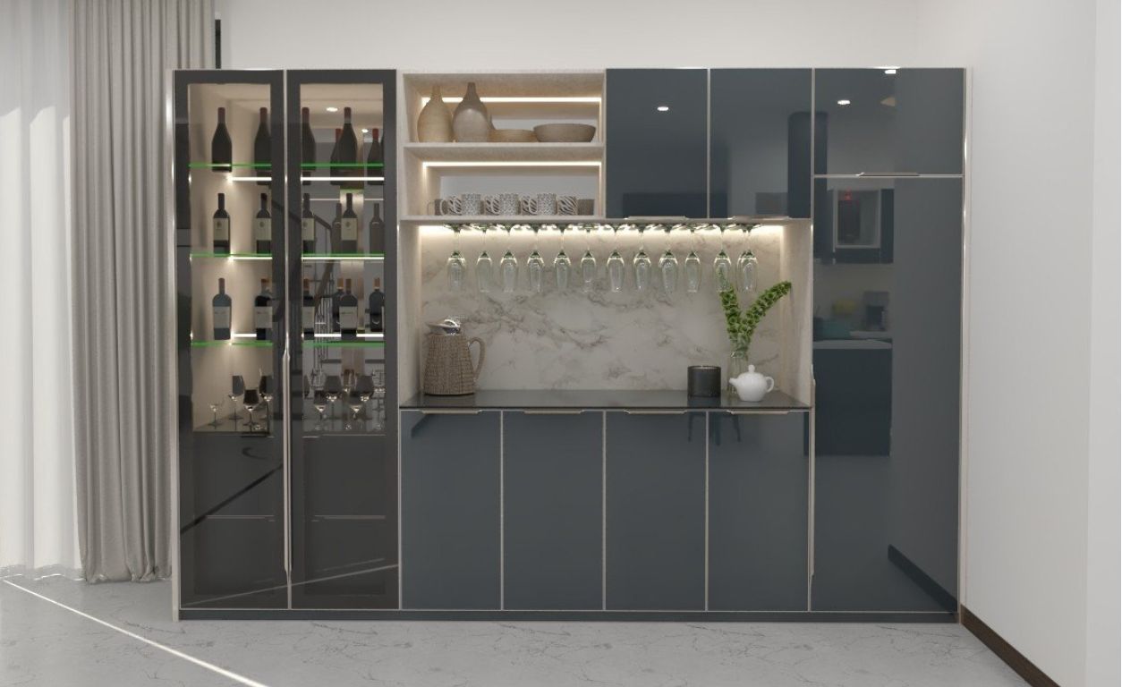 Tủ rượu hợp kim nhôm TR01