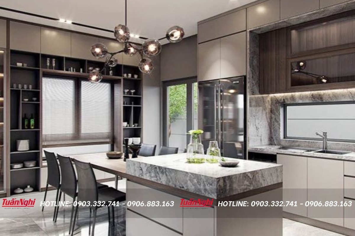 Báo Giá Tủ Bếp Hợp Kim Nhôm TPHCM Mới Nhất