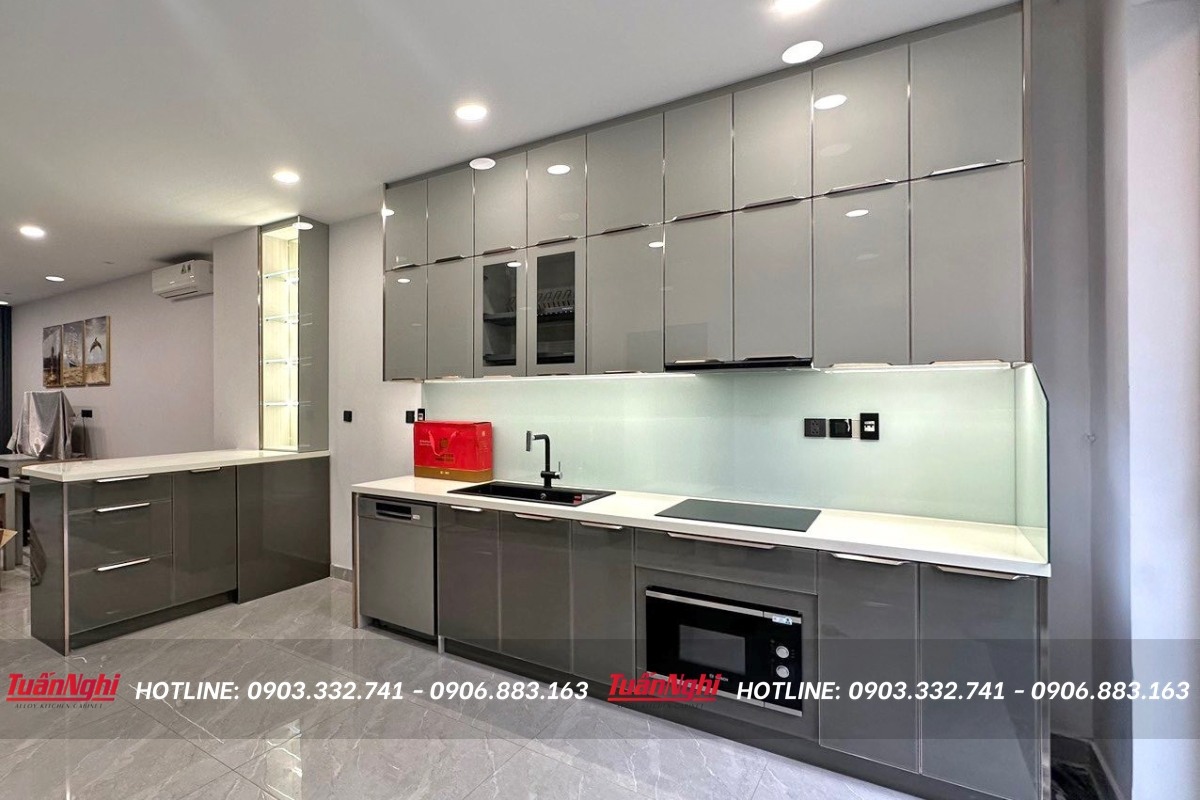 tủ bếp hợp kim
