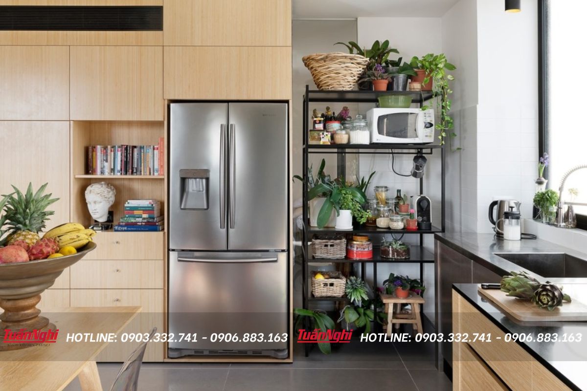 cách bố trí tủ lạnh trong bếp