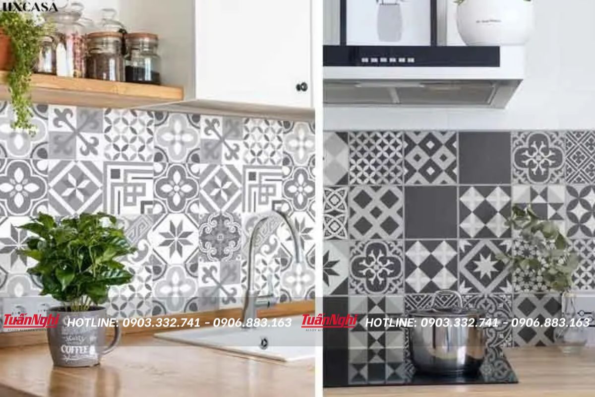 Gạch ốp tường là lựa chọn phổ biến hiện nay. 