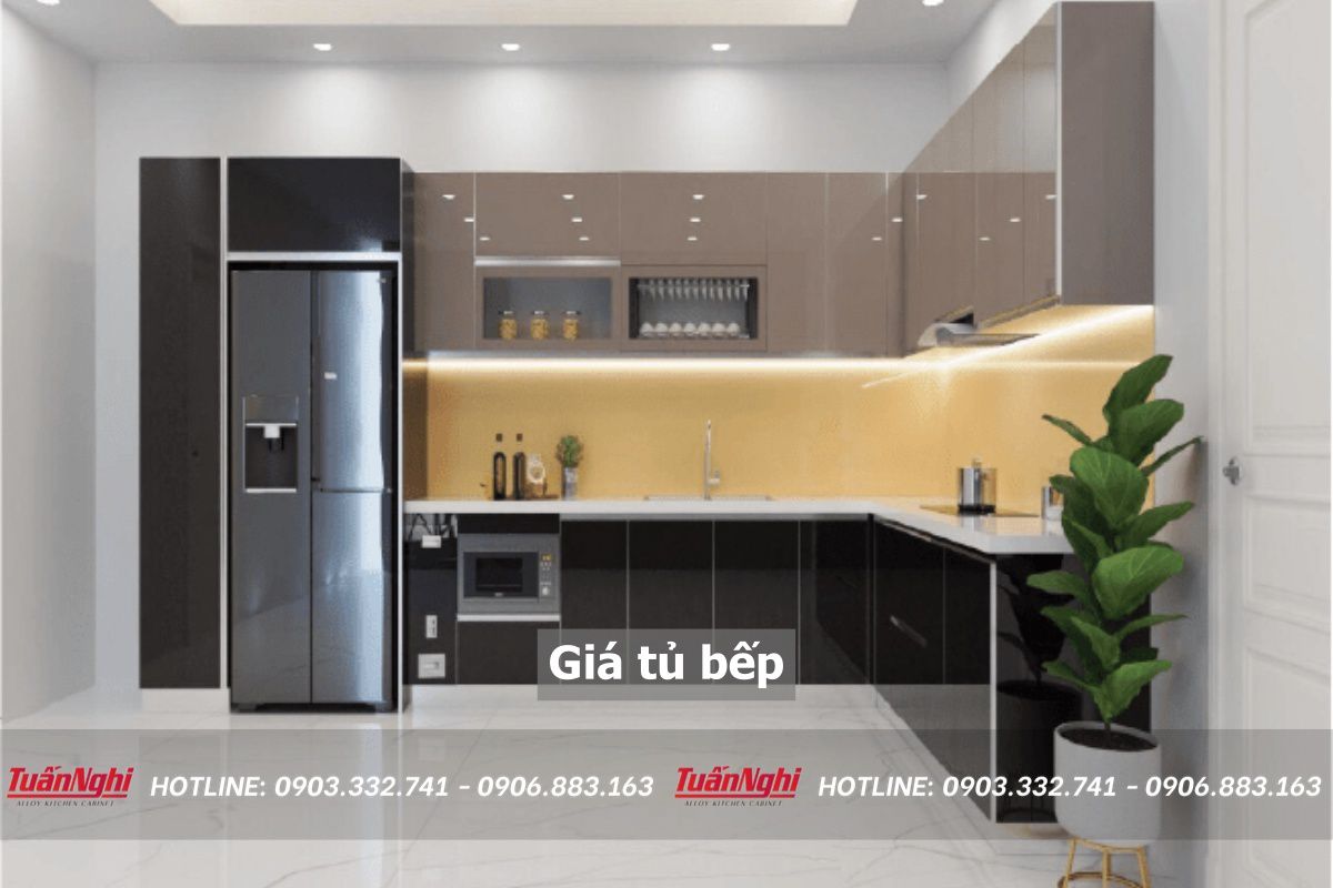 Giá tủ bếp inox thông thường có giá từ 9.600.000đ/md
