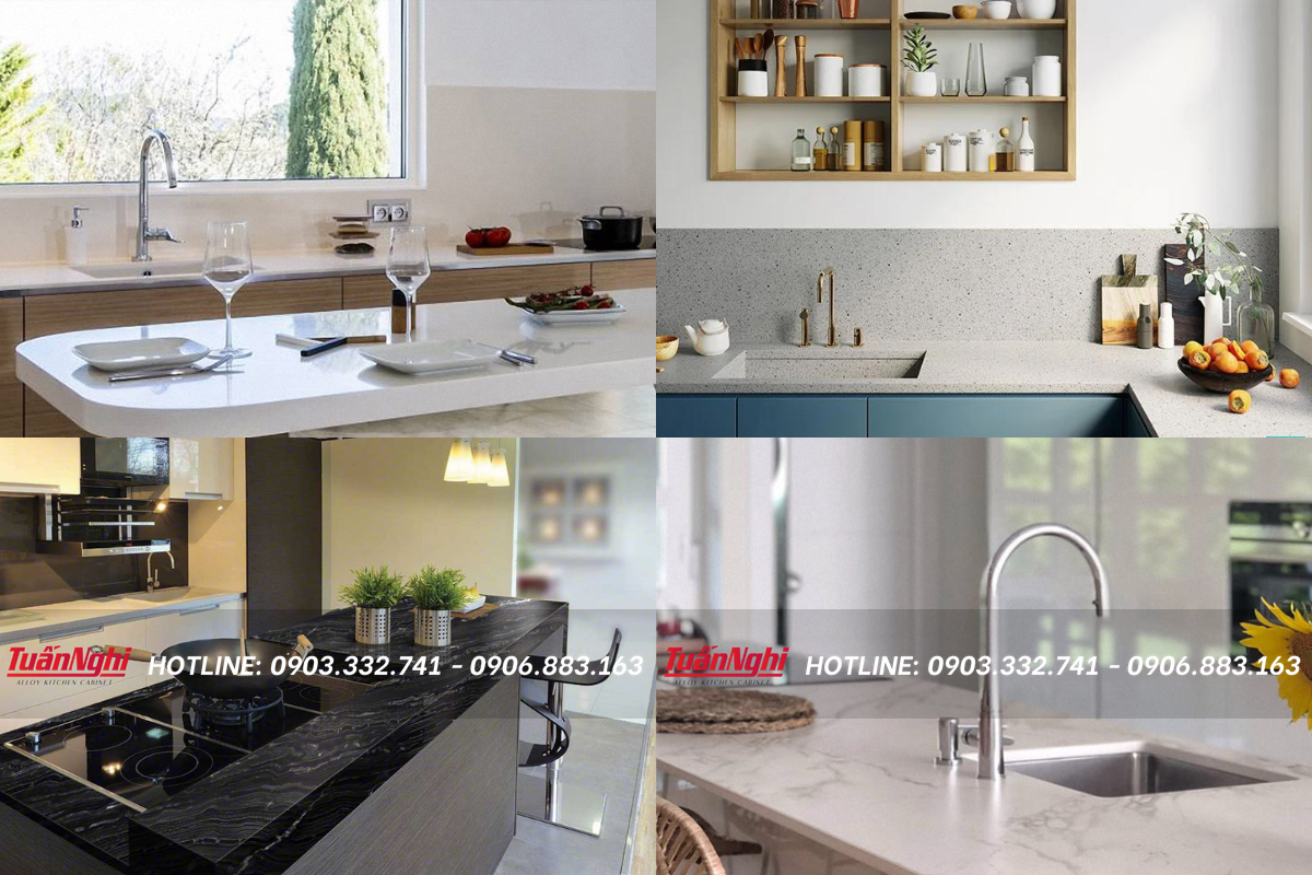 8 Loại mặt đá bếp bền và sang trọng cho nhà của bạn 24 Thiết kế đá ốp bếp phù hợp sẽ giúp không gian chung của gia đình ấm áp hơn