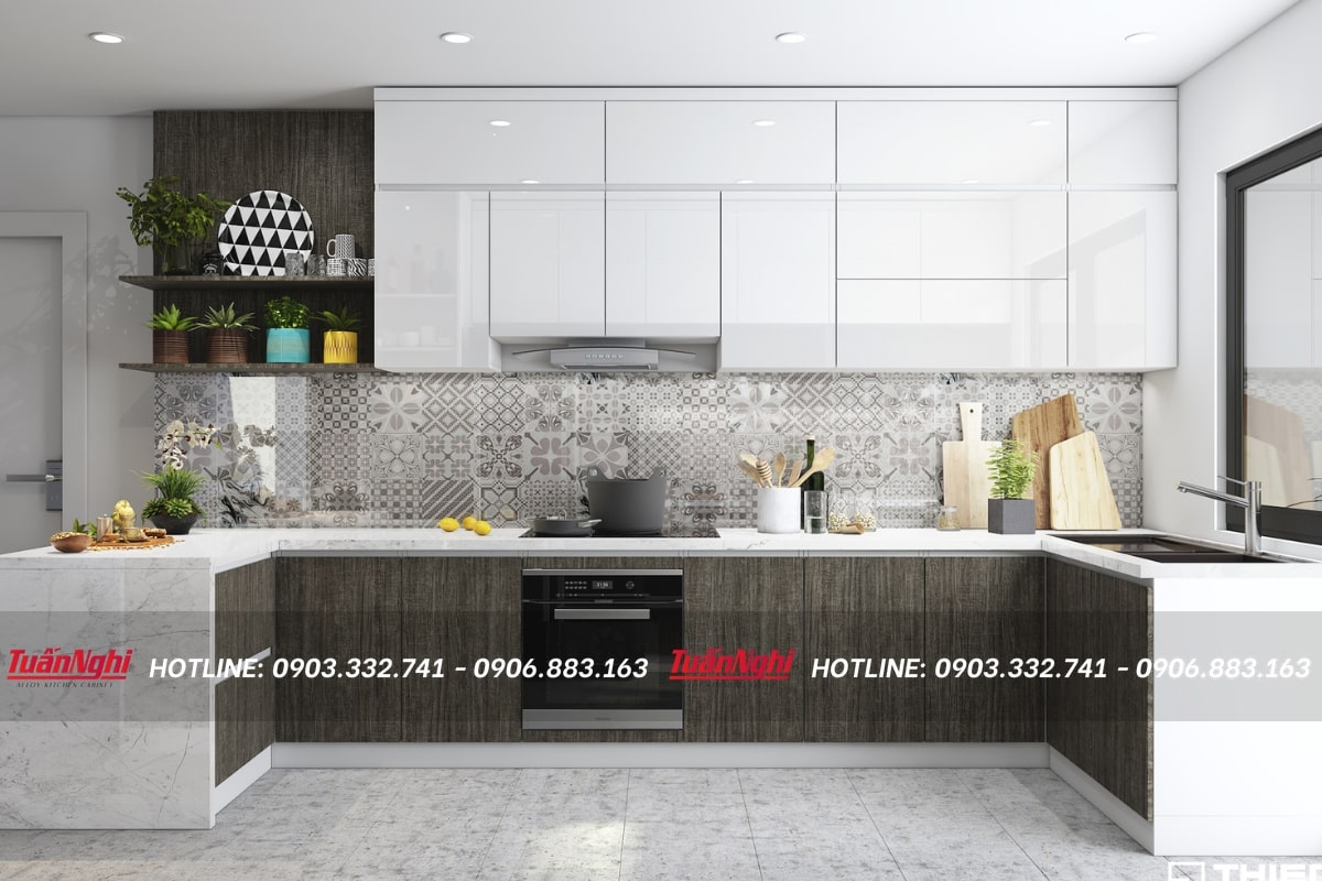 20+ Mẫu Tủ Bếp Có Máy Rửa Bát Hiện Đại Tiện Dụng 2023 116 mẫu tủ bếp có máy rửa chén