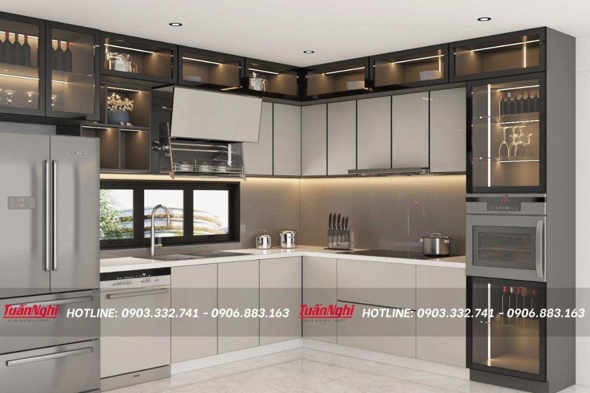 20+ Mẫu Tủ Bếp Có Máy Rửa Bát Hiện Đại Tiện Dụng 2023 119 mẫu tủ bếp có máy rửa chén