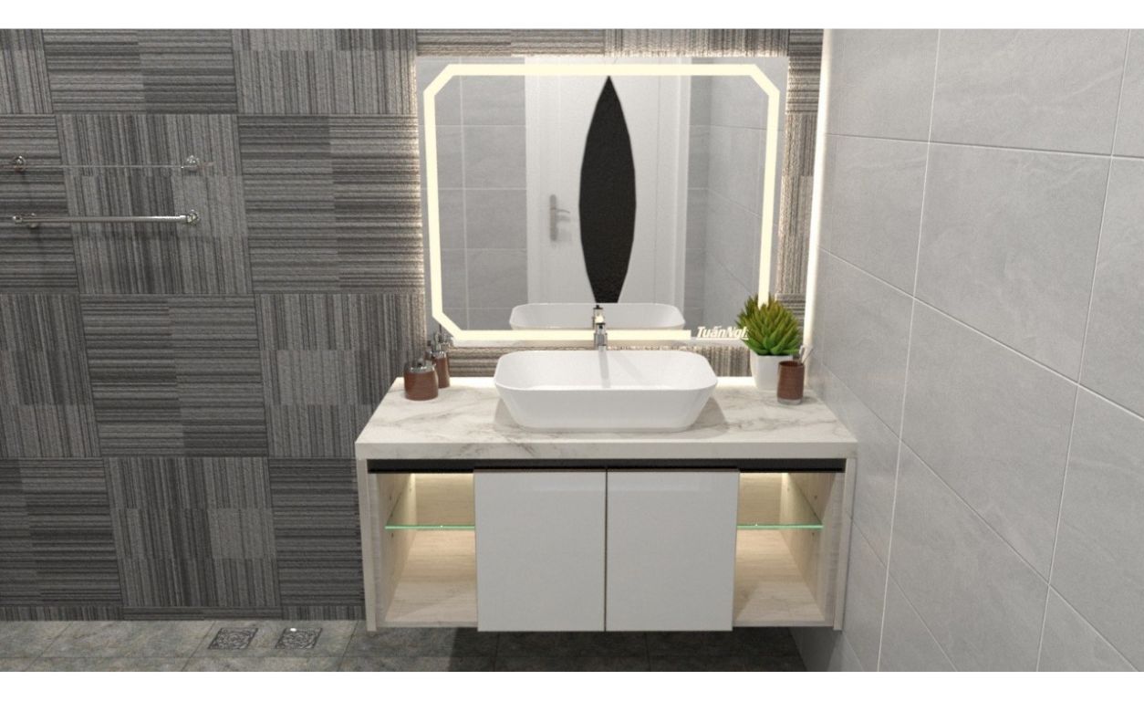 Tủ Lavabo hợp kim nhôm TL03