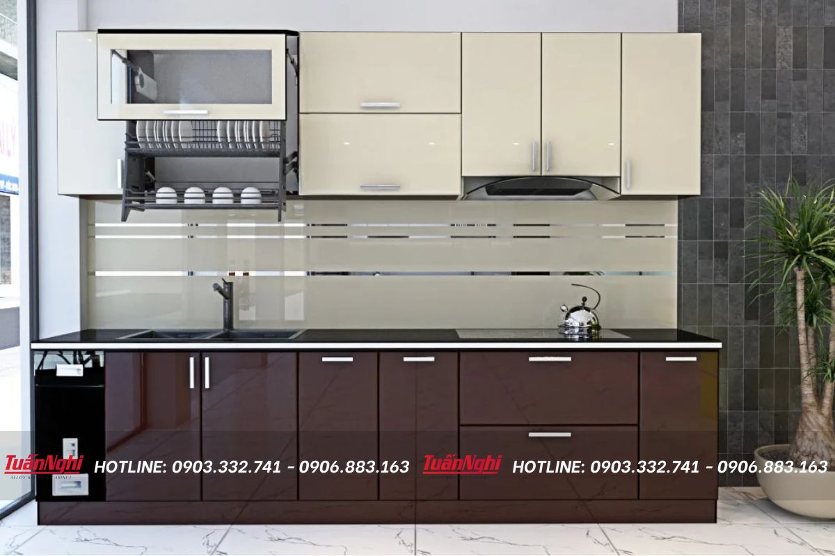 Kích thước đóng vai trong quan trọng trong cách làm tủ bếp inox