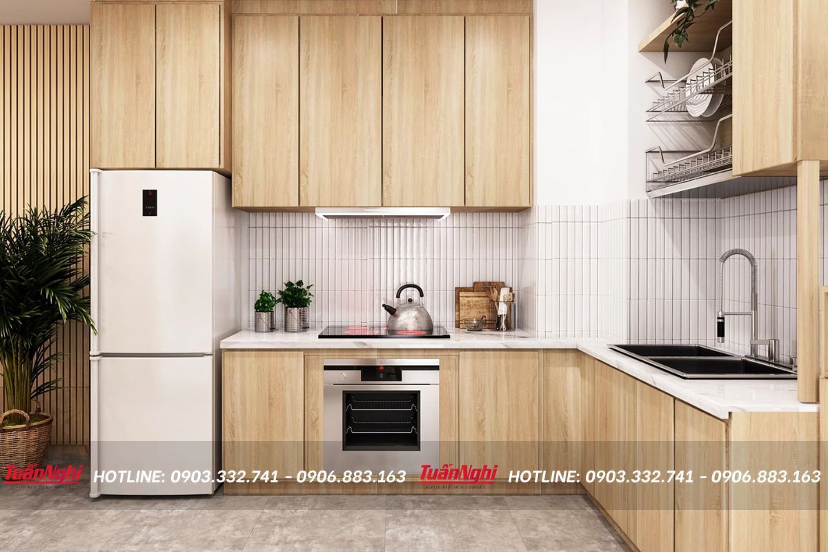 Giá tủ bếp gỗ công nghiệp