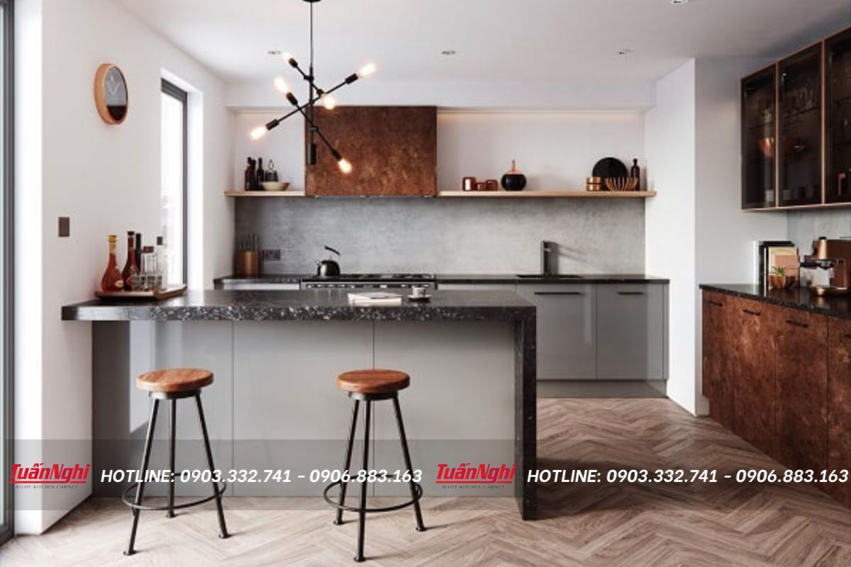 Kích thước lý tưởng cho quầy bar trong bếp