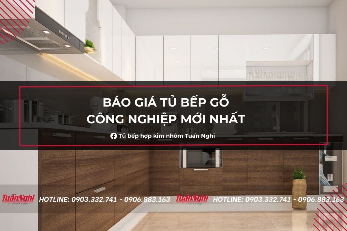 BÁO GIÁ tủ bếp gỗ công nghiệp mới nhất 2023 
