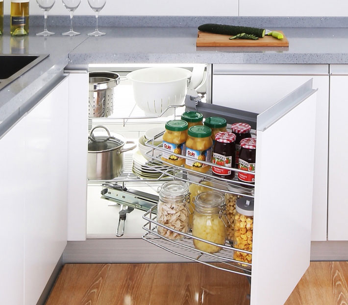 Kích thước kệ góc tủ bếp liên hoàn phổ biến