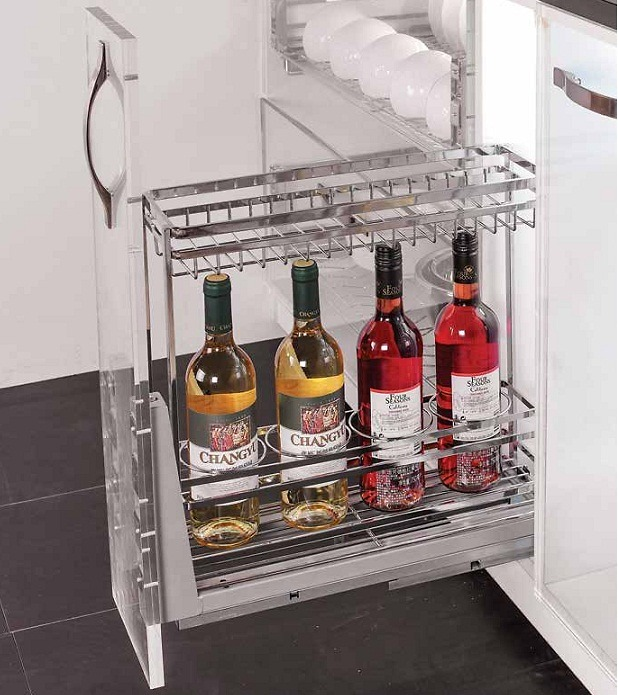 Kích thước ngăn kéo tủ bếp đựng dao thớt, gia vị 