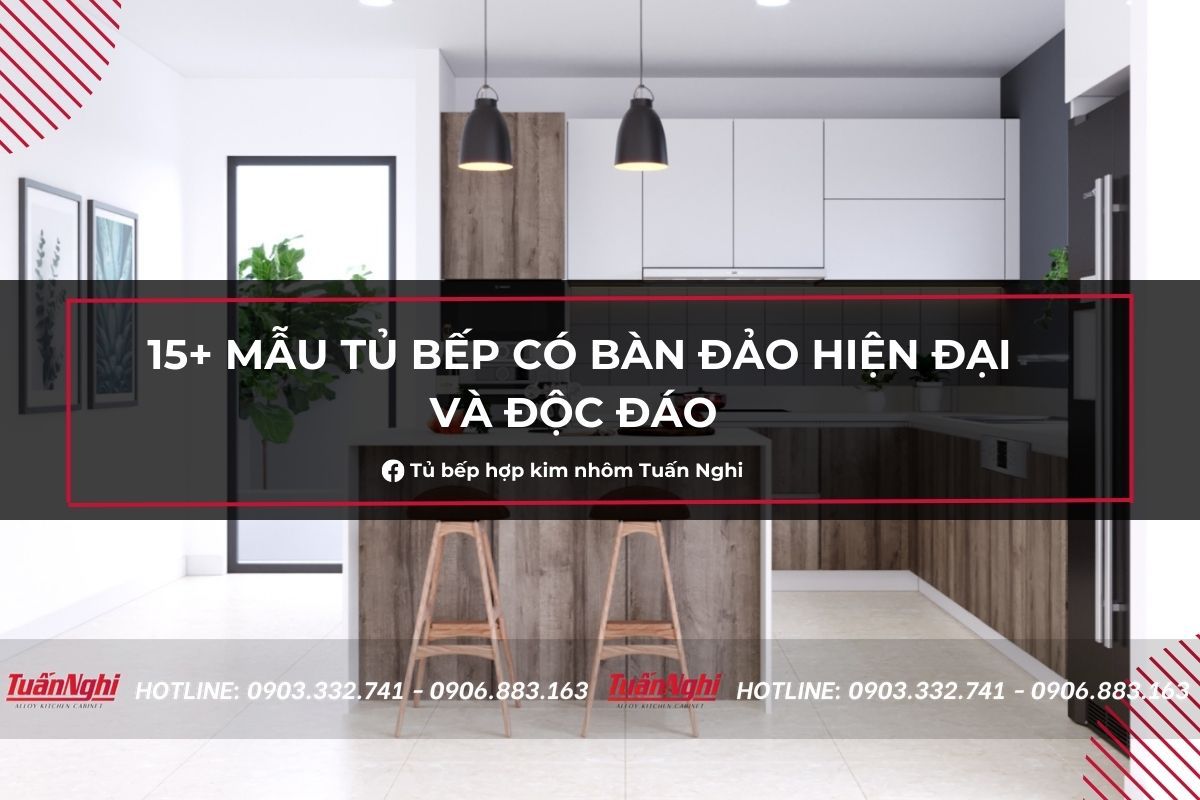 15+ Mẫu Tủ Bếp Có Bàn Đảo Hiện Đại Và Độc Đáo Nhất 2023 