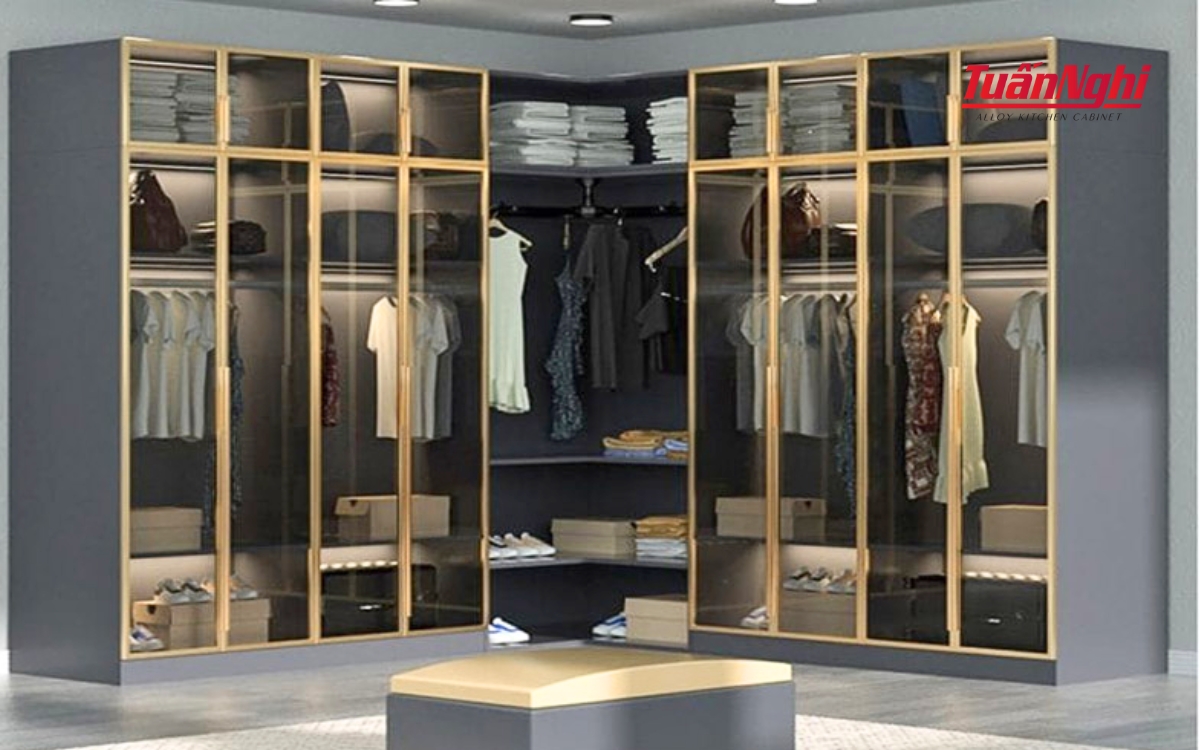 Kích thước tủ quần áo chữ L chuẩn, những lưu ý khi sử dụng 