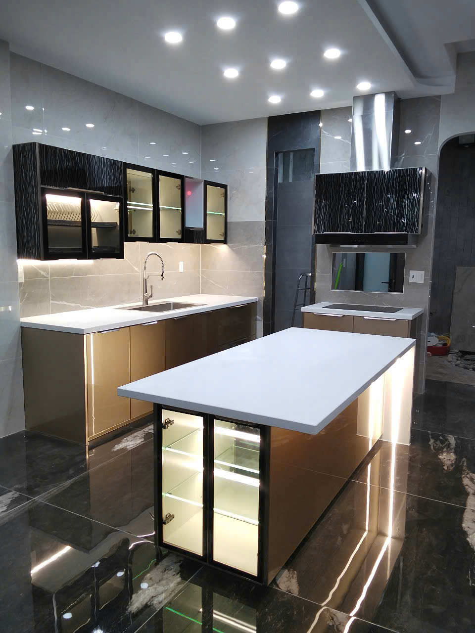 Thi Công Tủ Bếp Nhà Chị Linh