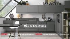 40+ Mẫu tủ bếp 2 tầng đẹp tối ưu không gian bếp 2023 171 mau-tu-bep-2-tang-15-min