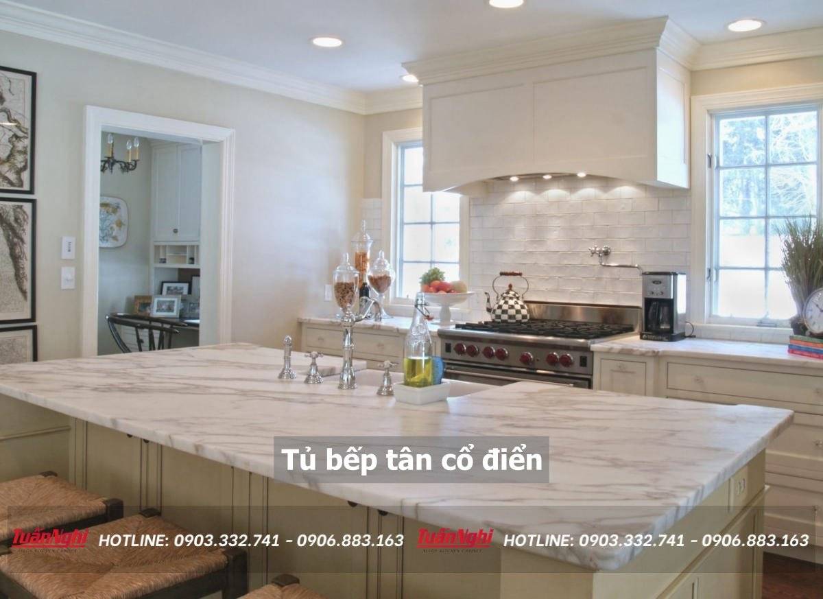 Tủ bếp tân cổ điển