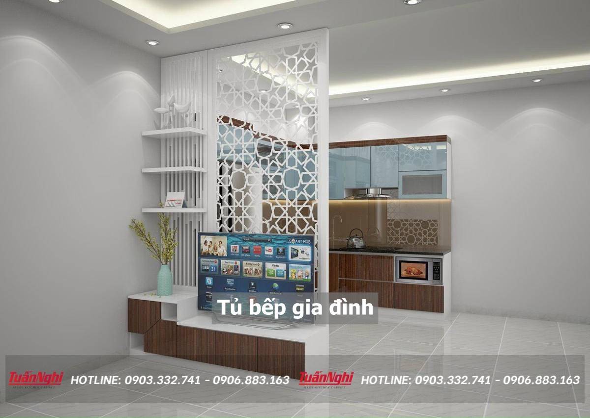 tủ bếp gia đình