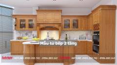 40+ Mẫu tủ bếp 2 tầng đẹp tối ưu không gian bếp 2023 265 mau-tu-bep-2-tang-53-min