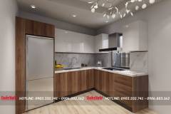 40+ Mẫu tủ bếp cho chung cư nhỏ hiện đại nhất 2023 175 tu-bep-chung-cu-1-9