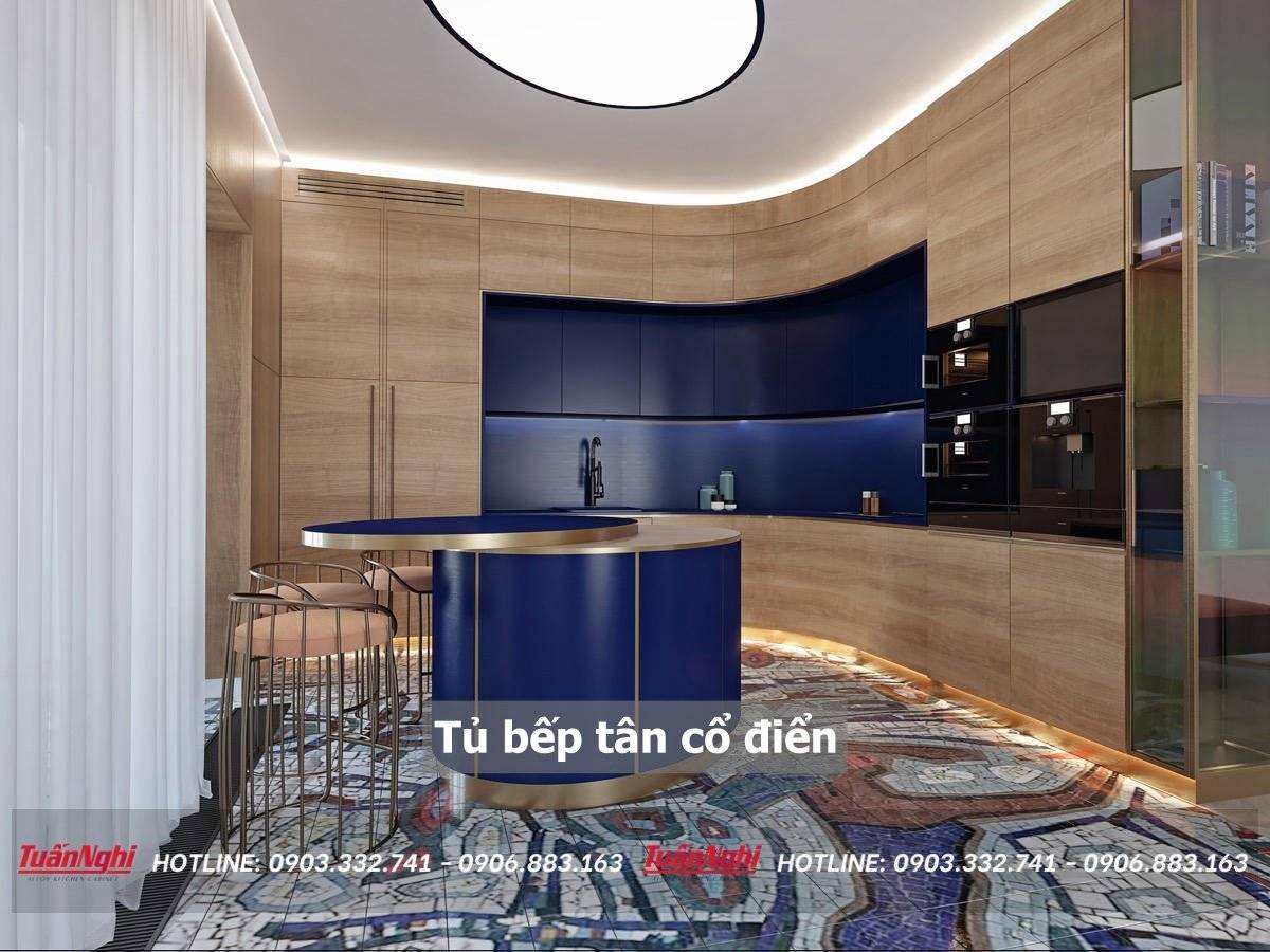 Tủ bếp tân cổ điển