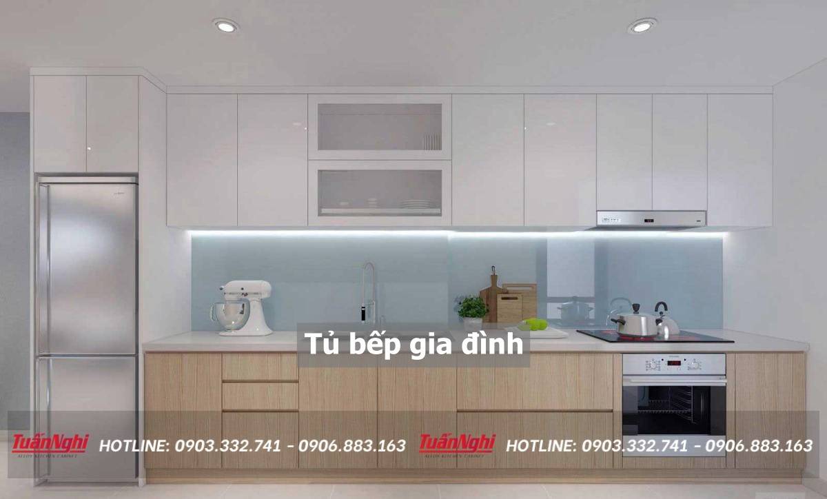 tủ bếp gia đình