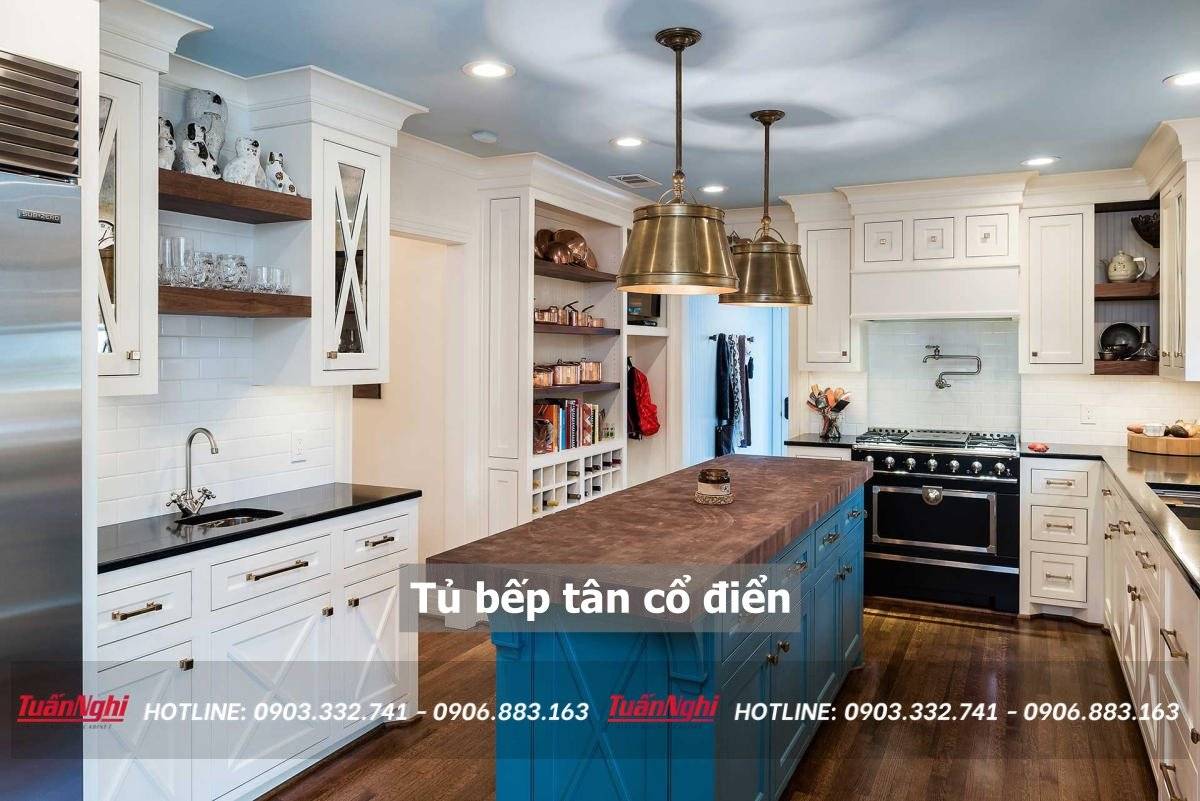 Tủ bếp tân cổ điển