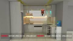 Mẫu Tủ Bếp Có Bàn Thờ Ông Táo Trang Nghiêm Nhất 2022