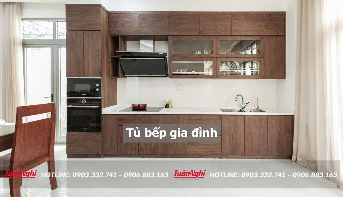 tủ bếp gia đình